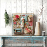 Puzzle Atelier di cucito floreale 1000 pezzi