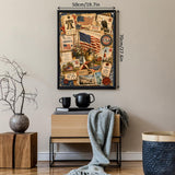 Vintage Americana Collage Puzzle 1000 Teile