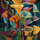 Colorful Calla Lilies Jigsaw Puzzle 1000 Pieces
