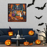 Witch Pumpkin Party Jigsaw Puzzle 1000 Pieces
