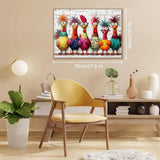 Crazy Colorful Chickens Jigsaw Puzzle 1000 Pieces