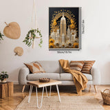 Puzzle paysage urbain tournesol 1000 pièces