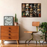 Royaler Hundeporträt-Puzzle 1000 Teile