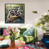 Raccoons Berry Time Jigsaw Puzzle 1000 Piece