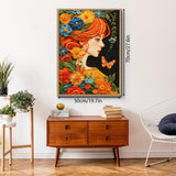 Puzzle Muse Floral Broderie 1000 Pièces