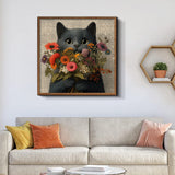 Flower Cat Jigsaw Puzzle 1000 Pieces