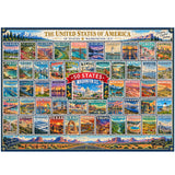 L'Amérique en timbres Puzzle 1000 pièces