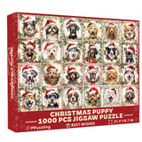 Christmas Puppy Jigsaw Puzzles 1000 Pieces