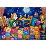 Diligent Cats Jigsaw Puzzle 1000 Pieces