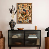Vintage Americana Collage Puzzle 1000 Teile