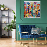 Colorful Clucks Jigsaw Puzzle 1000 Piece