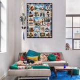 Patchwork d'hiver Puzzle 1000 pièces