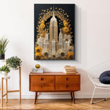 Puzzle paysage urbain tournesol 1000 pièces