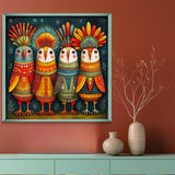 Feather Crown Tribe Jigsaw Puzzle 1000 Pieces