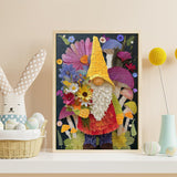 Puzzle Fleurs et Gnome 1000 pièces