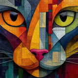 Puzzle geometrico del gattino 1000 pezzi