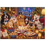 Weihnachten Pet Party Puzzle 1000 Stück
