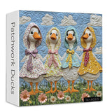 Puzzle en forme de canards en patchwork - 1000 pièces