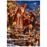 Riverside Winter Blessing Jigsaw Puzzle 1000 Pieces