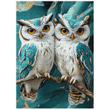 Marble Owls Jigsaw Puzzle 1000 Pieces