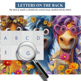 Puzzle Troupeau de chevaux joyeux 1000 pièces