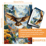 Mountain Owl Jigsaw Puzzle 1000 Pieces