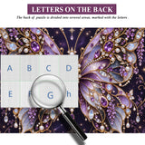 Galaxy Amethyst Butterfly Jigsaw Puzzle 1000 Pieces