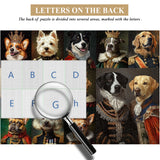 Royaler Hundeporträt-Puzzle 1000 Teile