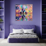 Rainbow Elephant Jigsaw Puzzle 1000 Piece