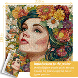 Puzzle Nymphe Mosaïque 1000 Pièces