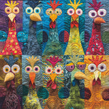 Patchwork Chick Jigsaw Puzzle 1000 Piece