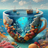 Coral Sea Cup Jigsaw Puzzle 1000 Pieces