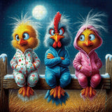 Puzzle Poussins Pyjama 1000 Pièces