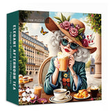 Elegantes Nachmittagstee-Puzzle mit 1000 Teilen