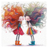 Puzzle Filles qui rêvent 1000 pièces