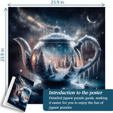 Snowlit Teapot Jigsaw Puzzle 1000 Piece