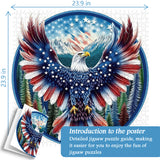 Glory of Freedom Eagle Jigsaw Puzzle 1000 Pieces