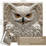 Puzzle Hibou Sculpté 1000 Pièces