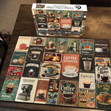 Vintage Coffee Collage Jigsaw Puzzle 1000 Pieces