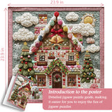 Candy Gingerbread House Jigsaw Puzzle 1000 Piece