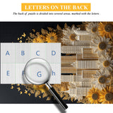 Puzzle paysage urbain tournesol 1000 pièces