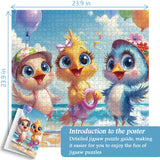 Seaside Chicken Jigsaw Puzzle 1000 Piece