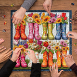 Flower Boots Jigsaw Puzzle 1000 Piece