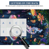 Floral Jellyfish Jigsaw Puzzles 1000 Pieces