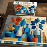 Variations in Blue Jigsaw Puzzle 1000 Piece
