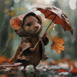 Mouse in Rain Jigsaw Puzzles 1000 Pieces
