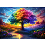 Rainbow Tree of Life Jigsaw Puzzle 1000 Pieces