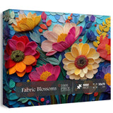 Fabric Blossoms Jigsaw Puzzle 1000 Piece