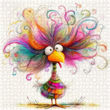 Puzzle 1000 pièces Oiseau Explosif