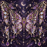 Galaxy Amethyst Butterfly Jigsaw Puzzle 1000 Pieces